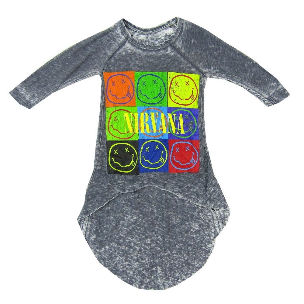 Nirvana Trunk LTD Warhol Smiley Youth Grey Dress
